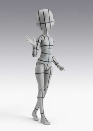 tamashii nations figura tamashii nations body   chan ken sugimori edition wireframe gray color ver.