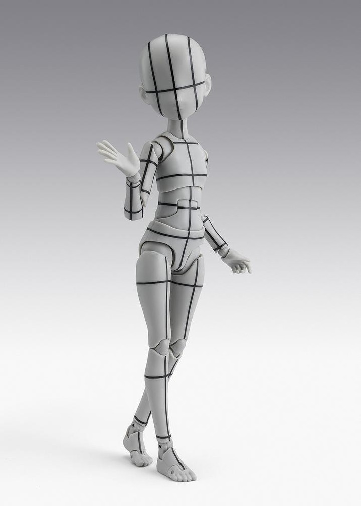 tamashii nations figura tamashii nations body   chan ken sugimori edition wireframe gray color ver.