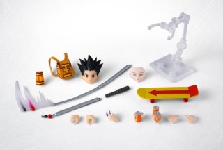 tamashii nations gon & killua the hunter exam opti?n parts set. sh figuarts. hunter ? hunter. bandai
