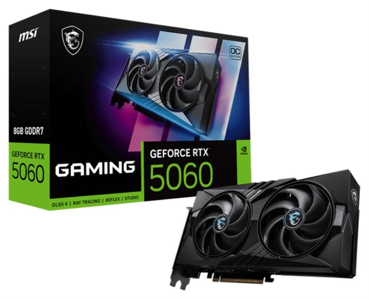 tarjeta grafica msi rtx 5060 8g gaming oc