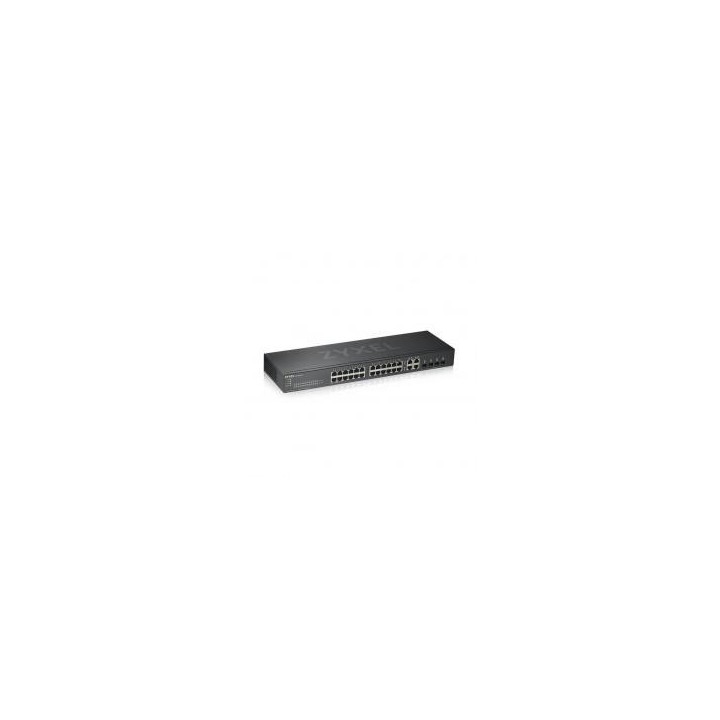 zyxel switch 28 puertos zyxel smart managed serie gs 24 puertos gigabit ethernet + 4 puertos sfp