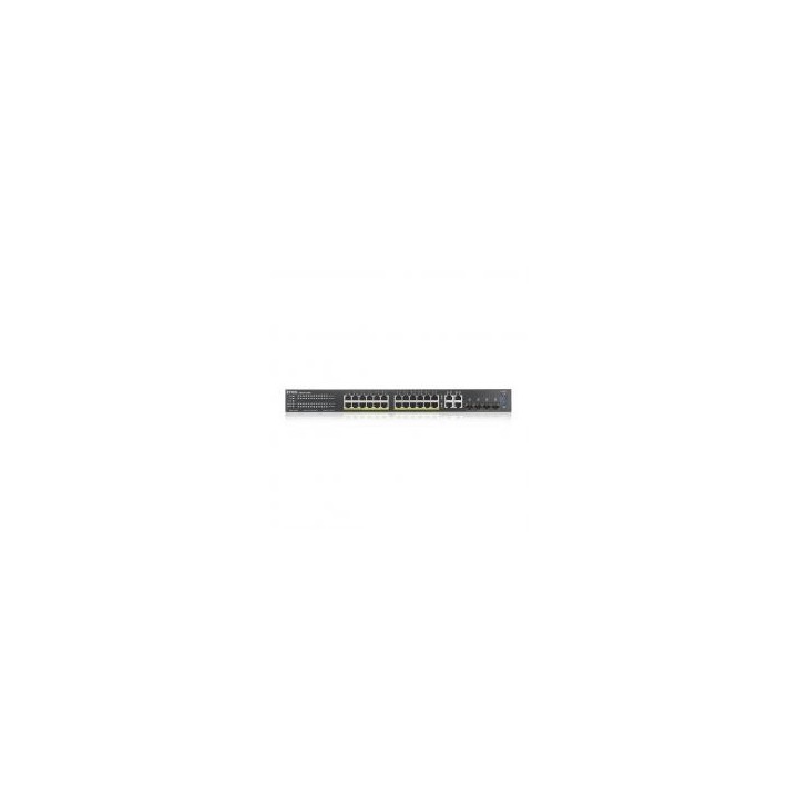 zyxel switch 28 puertos zyxel gs2220   28hp   eu0101f