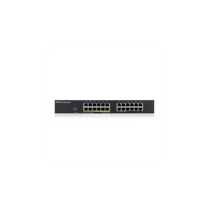 zyxel switch 24 puertos zyxel gs1915   24ep   eu0101f 100   1000 gigabit ethernet 12 puertos poe