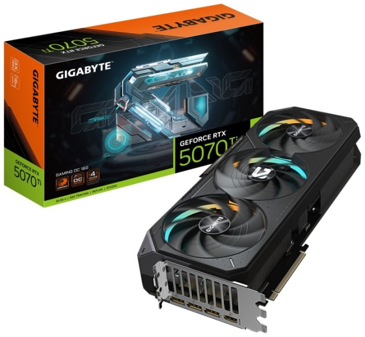 tarjeta gra?fica gigabyte rtx 5070ti gaming oc 16gb