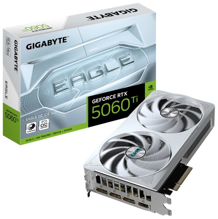 tarjeta grafica gigabyte rtx 5060ti eagle ice oc 16gb gddr7
