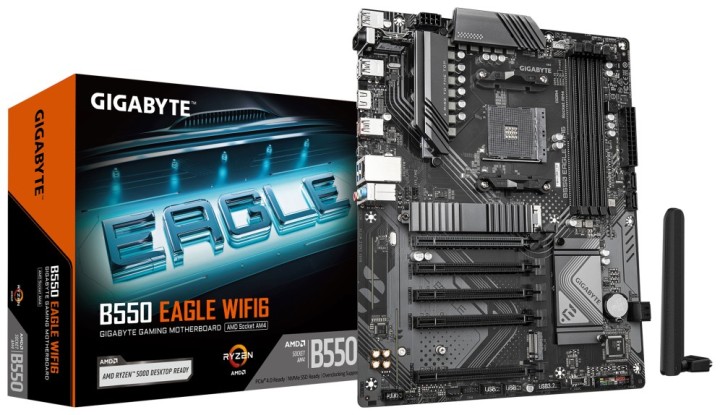 placa base gigabyte b550 eagle wifi6 am4 ddr4