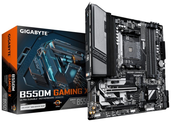 placa base gigabyte b550m gaming x am4 ddr4