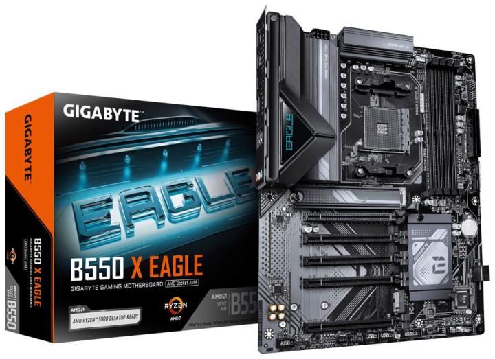 placa base gigabyte b550 x eagle am4 ddr4