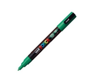 marcador uni ball posca pc3m 0.9 1.3mm verde