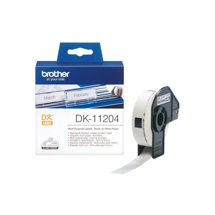 rollo etiquetas brother dk11204 17x54