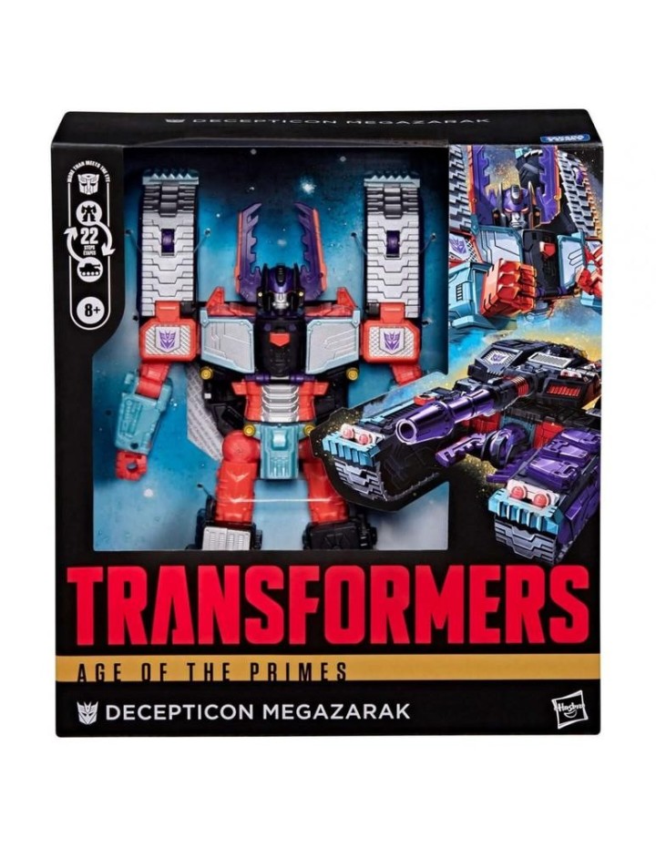 hasbro figura hasbro transformers age of the primes decepticon megazarak