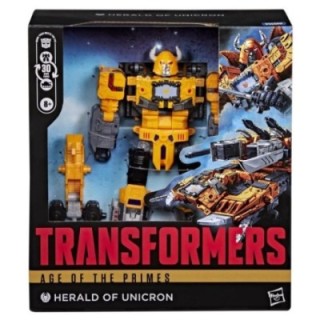 hasbro figura hasbro transformers age of the primes herald of unicron