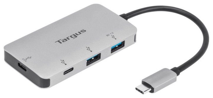 adaptador targus usb c a 2xusb 3.2 2xusb c
