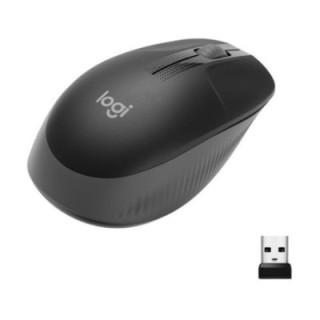 raton logitech m190 inalambrico gris