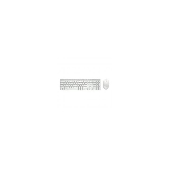 dell kit teclado + mouse raton dell pro km5221w wireless inalambrico blanco