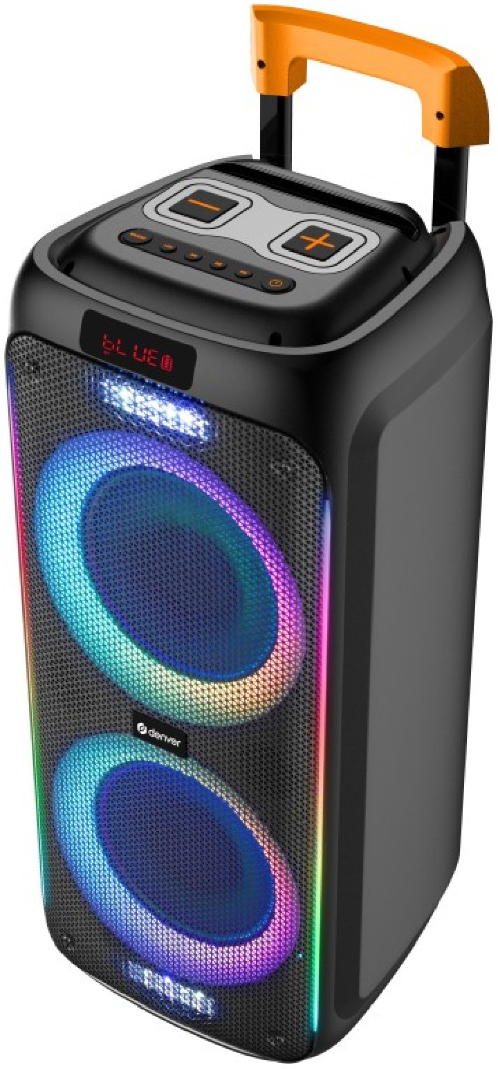 altavoz bluetooth denver dual 8" con 60w de potencia