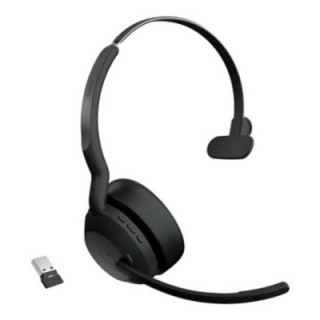 jabra auriculares jabra evolve2 55 ms mono inalambrico negro