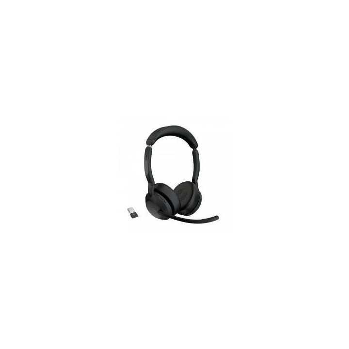 jabra auriculares jabra evolve2 55 ms stereo inalambrico negro