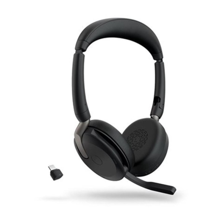 jabra auriculares jabra evolve2 65 flex uc stereo inalambrico negro