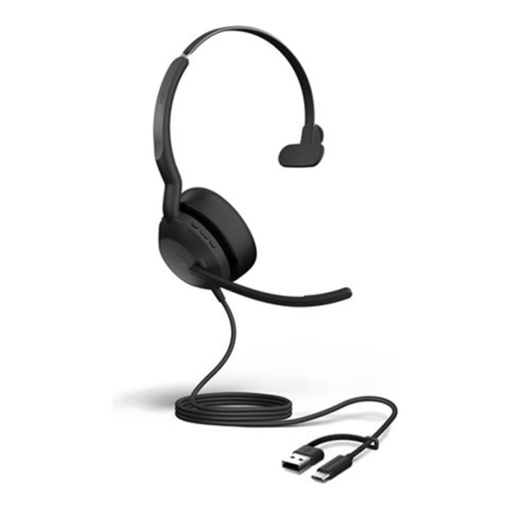 jabra auriculares jabra evolve2 50 ms mono negro