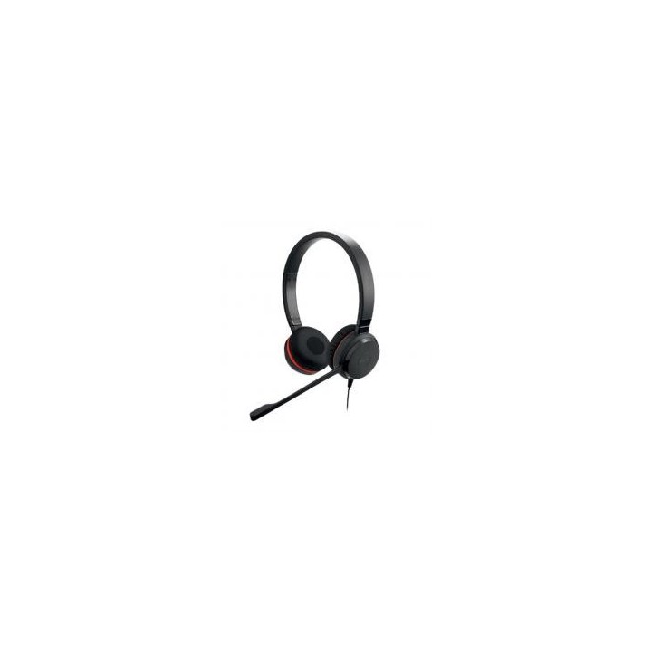 jabra auriculares jabra evolve 20se ms stereo negro