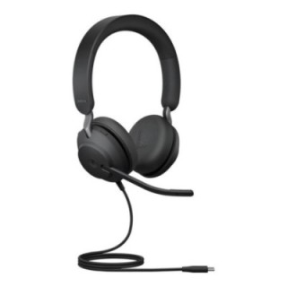 jabra auriculares jabra evolve2 40se ms stereo negro