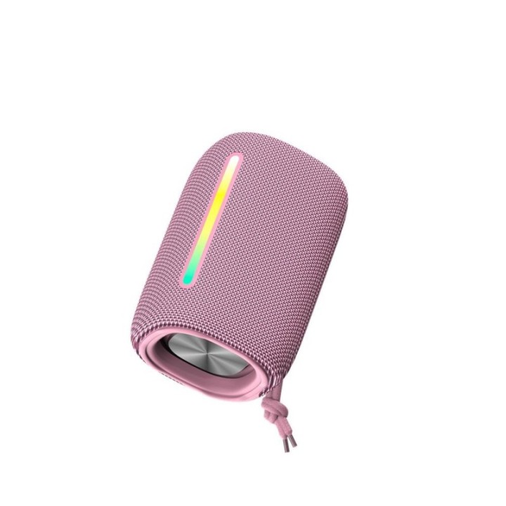 forever altavoz bluetooth forever bs   10 led pink color rosa