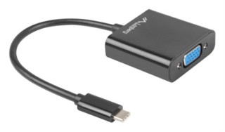 adaptador lanberg usb 3.1 tipo c/vga hembra