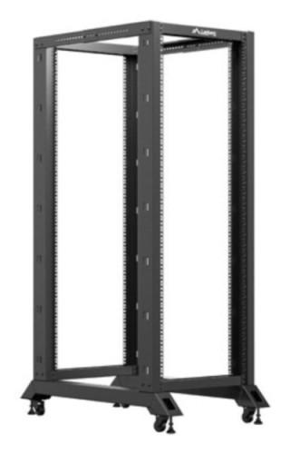 armario lanberg abierto rack 19" 32u 600x1000 negro