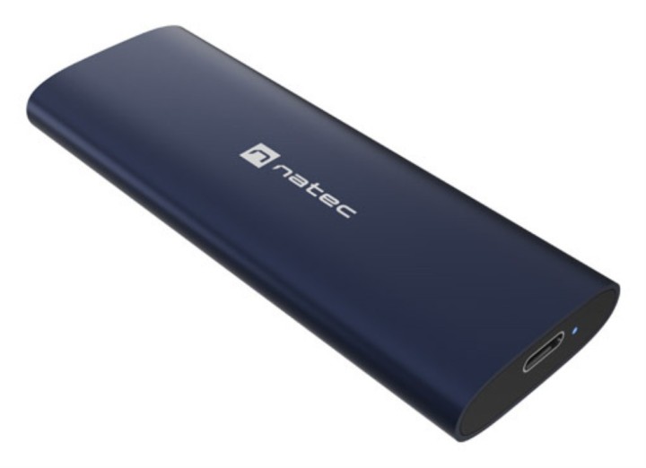 carcasa ssd natec rhino m.2 nvme lite usb c 3.2 gen 2 acero naval