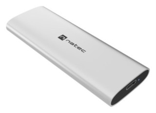 carcasa ssd natec rhino m.2 nvme lite usb c 3.2 gen 2 plata artico