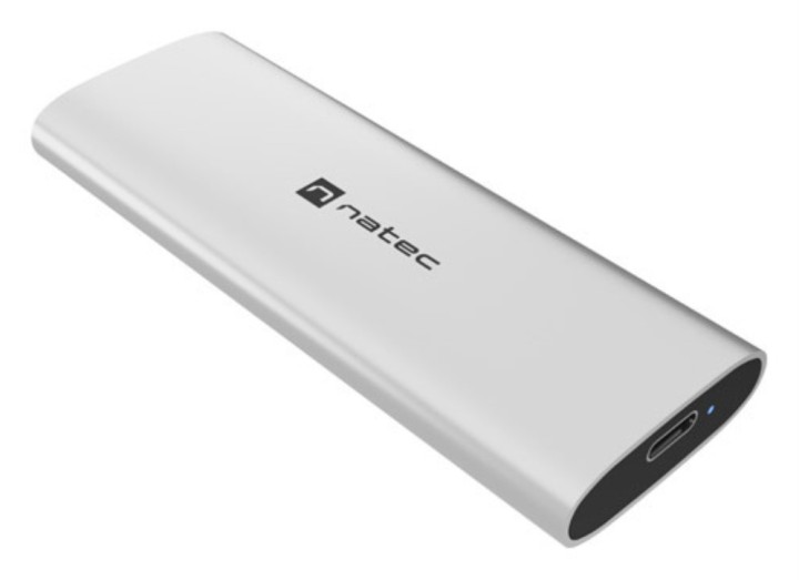 carcasa ssd natec rhino m.2 nvme lite usb c 3.2 gen 2 plata artico