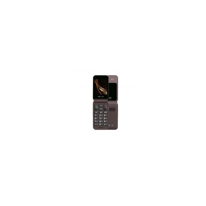 myphone telefono movil myphone harmony 2.8 pulgadas+1.44 pulgadas    4g    marron