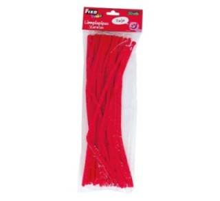 pack 50 limpiapipas fixo rojo 68013300