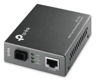 convertidor tp link rj45 10/100 a fibra monomodo sc