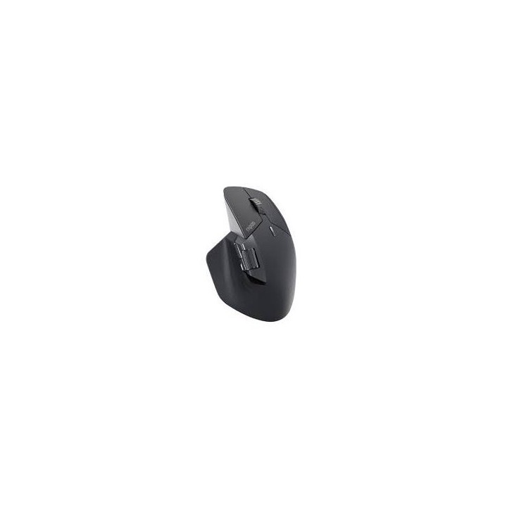 mouse rapoo wireless y bluetooth mt760lw 2.4g ghz bt 4.0 10 botones 4000 ppp carga inalambrica