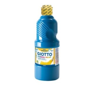 bote tempera giotto 500ml lavable az cyan 535315