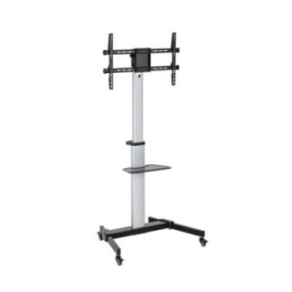 ewent soporte tv de suelo con ruedas hasta 86" de