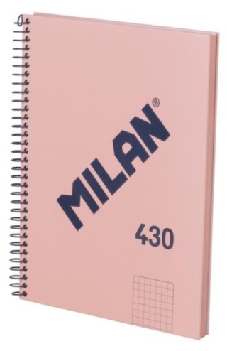 cuad. esp milan a5 80f 5x5 rosa