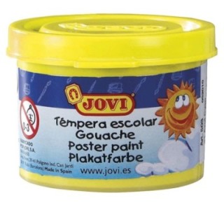 estuche 5 botes tempera jovi am. limon 50302
