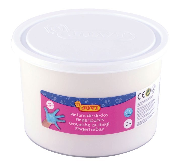 bote pintura dedos jovi 56101 500ml blanco
