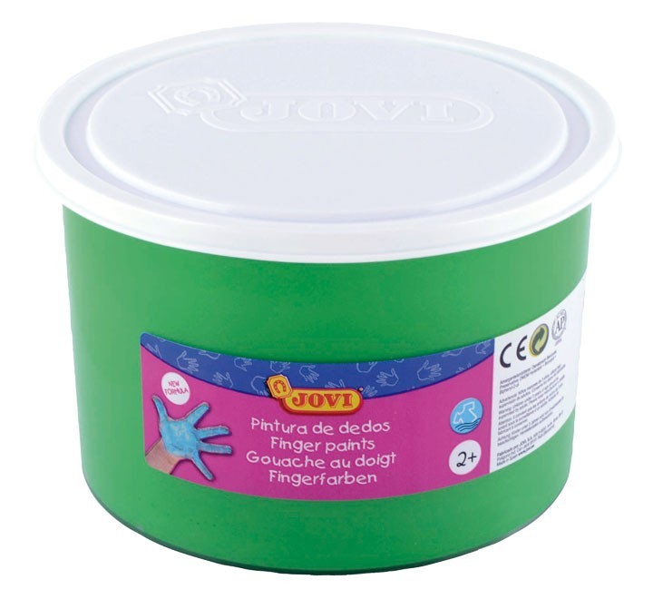 bote pintura dedos jovi 56117 500ml verde