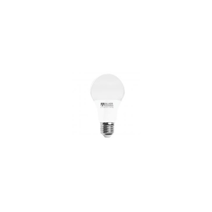 silver bombilla led eco decorativa silver electronics estandar 10w 85w    e27    5000k    860 lm