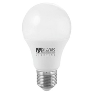 silver bombilla led silver electronic eco estandar 10w 57w    e27    6000k    836 lm    220?    luz