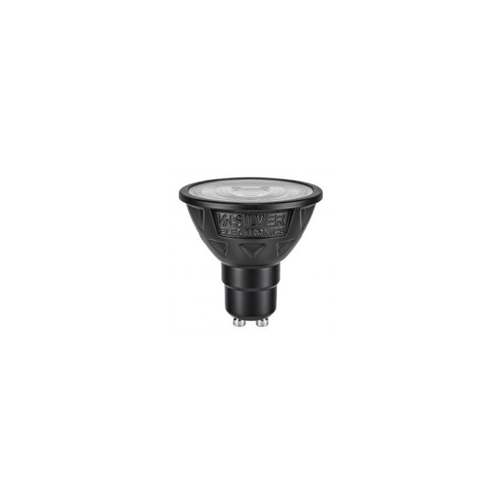 silver bombilla led nitra silver electronics dicroica 6.5w 80w    gu10    2700k    38?    9000lm