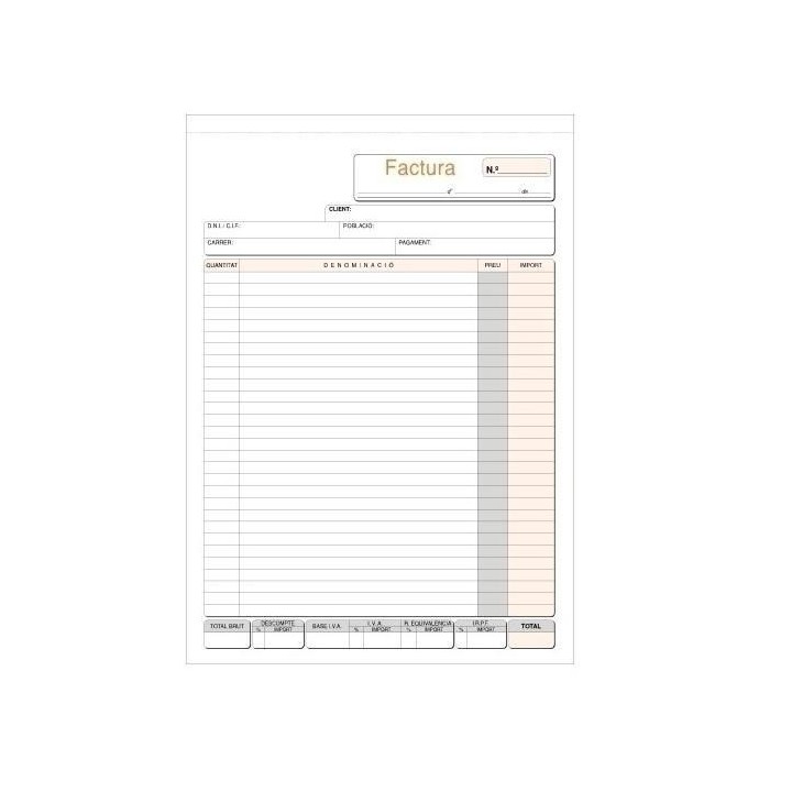 talon loan facturas fo dupl. autoc. cat
