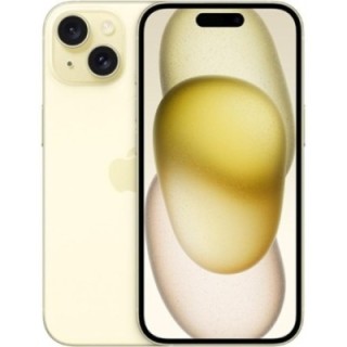 apple telefono movil smartphone apple iphone 15 5g    128gb    6.1 pulgadas yellow acondicionado