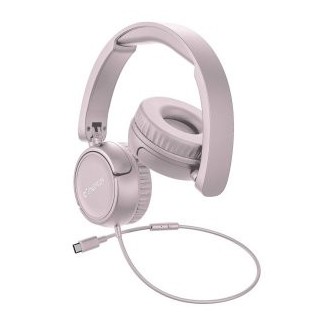 headset usb c energy sistem urban mic control volumen rosa