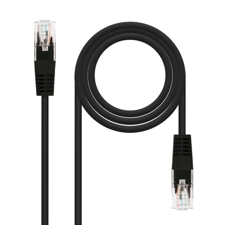 nanocable latiguillo categoria 5e utp 3 m negro