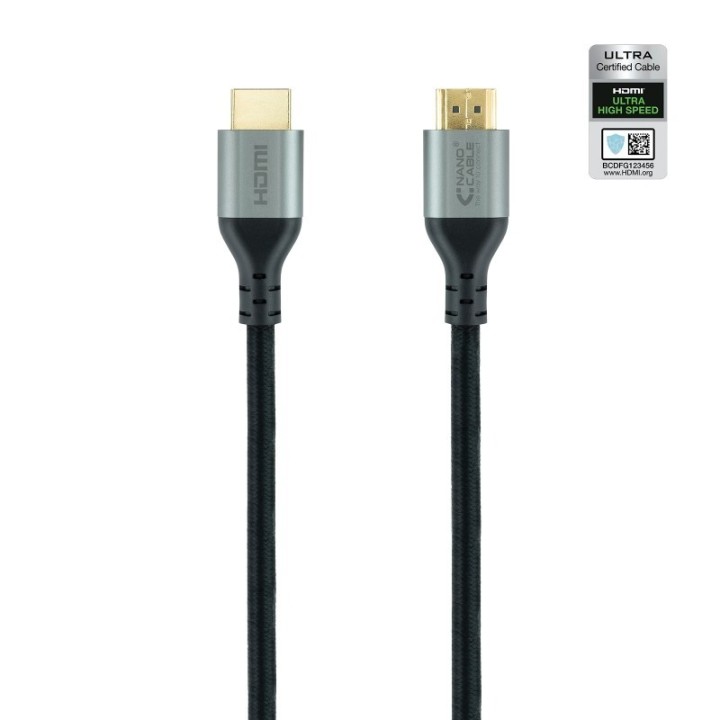 nanocable cable hdmi 2.1 certificado ultra hs 1 m